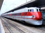 Ein alter ETR 450 Pendolino in Roma Termini am 28.05.2009.