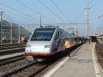 FS - ETR 470 003 bei der Abfertigung im Bahnhof Chiasso am 30.09.2011