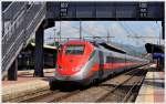 Ein ETR 500 Frecciarossa passiert den Bahnhof Firenze Campo di Marte. (18.06.2013)