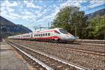ETR 600 111-1 unterwegs von Venetien nach Bolzano gesehen in Peri am 24.09.2018.