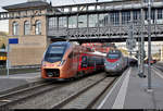 Nachschuss auf RABe 526 201-9 (Stadler FLIRT | TRAVERSO) der Schweizerischen Südostbahn AG (SOB) als VAE 2035  Voralpen-Express  von Luzern (CH) nach St.