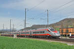 ETR 610 Trenitalia Nr. 4 fährt Richtung Bahnhof Sissach. Die Aufnahme stammt vom 14.04.2018.