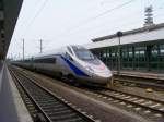 Triebwagen aus Italien (ERT 610 )in Hannover HBF auf Testfahrt am 28.04.2011.