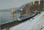 Es ist schön, dass die FS ETR 610 wieder in die Schweiz fahren, hier ein Bild, als die FS ETR schon mal die Schweiz besuchten: Ein FS ETR 610 als EC Genève - Milano beim Château de