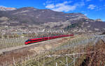 ETR 675 018 am 20.02.2024 bei Rovereto.