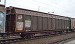Italienischer zweiachsiger, großräumiger Schiebewandwagen vom Einsteller Mercitalia Rail S.r.I.
