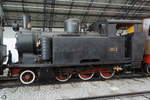 Die Dampflokomotive R301.2 im Museum für Wissenschaft und Technik in Mailand (April 2015)