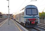 Bf. Fano (Marche/Marken), Treno regionale auf die Ferrovia Adriatica in Richtung Ancona; 07.05.2011