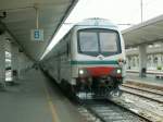 Interregio  Vivalto  nach Venezia SL am 03.06.08 im Bahnhof Trieste-Centrale