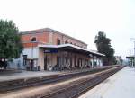 Bahnhof Olbia am 17.10.2005, Olbia ist die drittgrte Stadt auf Sardinien.