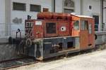 Unbekannte Kleinlok am 30.09.2011 im Bahnhof von Oristano.