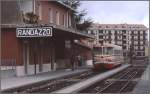 Triebwagen der Ferrovie Circum Etnea im Schmalspurbahnhof von Randazzo.