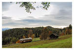 Rittnerbahn Tw 2 Allioth (ex Mendelbahn) zw. Rappersbühel und Klobenstein/Collalbo, 24.10.2006