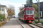 Zug Nr.24 von Maria Himmelfahrt/Maria Assunta kommend,bei der Einfahrt in die Station Oberbozen/Soprabolzano.07.10.14