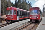 Die beiden Be 4/8 21 und 24 der Rittnerbahn ex.