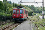 FERROVIA GENOVA CASELLA FGC
NORMALBETRIEB
Triebwagen A 9 als Zug 9 anlässlich der Ankunft bei der Haltestelle Busalletta am 5. September 2018.
Foto: Walter Ruetsch