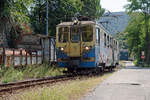 FERROVIA GENOVA CASELLA FGC
NORMALBETRIEB
A 12 mit Zug 14 bei Vicomorasso unterwegs am 5. September 2018.
Foto: Walter Ruetsch