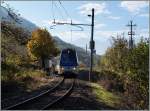 Der SSIF ABe 12/16 N°84 verlässt als als Treno Panoramico Vigezzo Vision D 61 P Verigo Richtung Locarno.