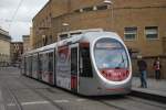 Straßenbahn an der Endstation beim Bahnhof Firenze Santa Maria Novella am 13. Oktober 2014.