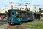 Triebwagen 1687 Cherry Bank, an der Wendeschleife der Line 5 Ospedale  (Spital) am 2. September 2026. W