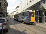 Straenbahn in Mailand.