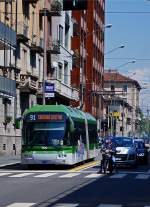 ATM/Strassenbahn Mailand: Von den 40 Strassenbahnlinien sind bis heute noch 17 überig geblieben und die  VENTOTTO  aus dem Jahre 1927 prägen noch immer das Strassenbild von Mailand.