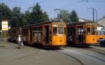 Milano / Mailand ATM SL 33 (Tw 1600) / SL 19 (Tw 1736) Roserio im August 1984.