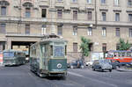 Roma / Rom ATAC Linea tranviaria / SL 5 (MRS 2193) Piazza dei Cinquecento / Stazione Termini am 21. August 1970. - Scan eines Farbnegativs. Film: Kodak Kodacolor X.