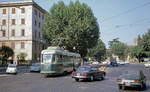 Roma / Rom ATAC Linea tranviaria / SL ED (TAS 7073) Piazza Santa Croce in Gerusalemme / Via Nola am 25.