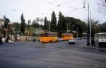 Roma / Rom ATAC SL 30/ (Tw 2159) / SL 13 (Tw 2225) Via Labicana / Piazza del Colosseo / Viale della Domus Aurea (Monte Esquilino) im Oktober 1993.
