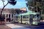 Rom Restaurant-Tw 7021 vor dem Colosseum in der Viale del Parco del Celio, 27.08.2001.