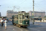 Rom / Roma ATAC Linea tranviaria / SL 5 (MRS 2073) Piazza dei Cinquecento / Stazione Termini am 28. August 1970. - Scan eines Farbnegativs. Film: Kodak Kodacolor X.