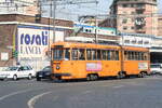 Italia, Roma, ATAC  Tramway 7013  on line 5, Piazza Porta Maggiore  22/7/2006