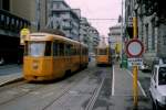 Roma / Rom ATAC SL 225 (GTw 7013 / 7071) Via Flaminia im Oktober 1990.