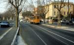 Roma / Rom ATAC SL 13 (MRS 2243) Circonvallazione Gianicolense im Februar 1989.