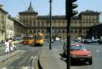 Torino / Turin ATM SL 15 (Tw 3270) Piazza Castello im August 1984.