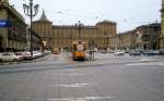 Torino / Turin ATM SL 6 (Tw 3253) Piazza Castello am 5. Juli 1981.