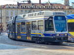 Straßenbahn Turin Zug 5048 auf der Linie 13 nach Gran Madre in Castello, 27.07.2022.