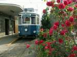 Opicina Tram.Wagen 401 an der Endhaltestelle in Villa Opicina am 03.06.08