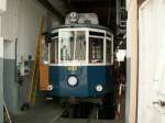 Opicina Tram.Wagen 402 im Depot in Villa Opicina.03.06.08