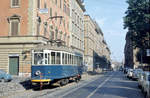 Roma / Rom STEFER Straßenbahnlinie Termini - Capannelle (MRS) Via di Santa Croce in Gerusalemme am 23.