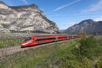 ETR 1000 Frecciarossa 400 019 am 4.4.26 am 04.04.2026 bei Salurn.