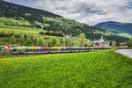 ETR 170 101-9 fährt als REX 1861 (Fortezza/Franzensfeste - Lienz) bei Sillian vorüber.
Aufgenommen am 21.5.2017.