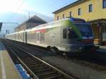 ETR 170 als REX 1884 nach Fortezza/Franzensfeste am 18.2.2015 im Bahnhof Lienz.