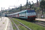 TELLO Regio nach Genova bei der Ausfahrt in Imperia-Porto Maurizio.29.04.16