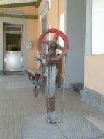 Bahnhofsdetail in Mals 2001(Archiv P.Walter)