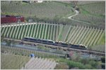 2 x Stadler GTW/ATR 100 bei Tschars im Vinschgau/Val Venosta.(16.04.2016)