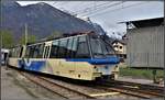 Be 4/4 84 des vierteiligen Treno Panoramico Vigezzo D61 nach Locarno in Domodossola.