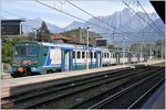 ALe 582-060 in gemischter RFI und TreNord bemalung in Colico. (06.10.2016)