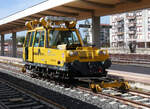 Gleismessfahrzeug Matisa PV7.EVO im Bahnhof Gela. Gela, 29.4.2026
